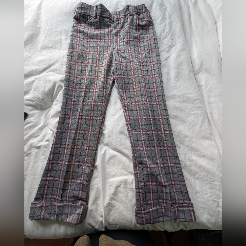 Classic Plaid Men's Dress Pants